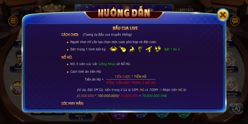 Bầu cua livestream Rikvip: Game cá cược hàng đầu 2026 4 Luật chơi của Bầu cua livestream Rikvip mới nhất