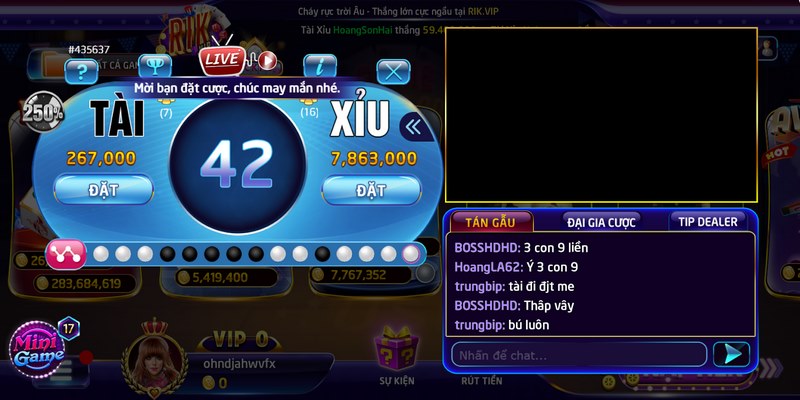 Tài xỉu livestream Rikvip: Siêu phẩm game đổi thưởng 2026 3 Lúc nào bạn cũng có thể tham gia đặt cược được